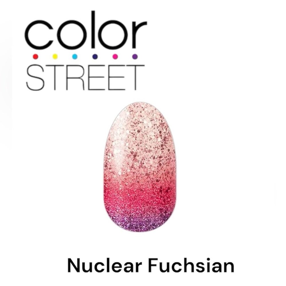 3 FOR $35: COLOR STREET Nail Strips - Nuclear Fuchsian